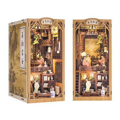 Eastern Poetry Library | DIY 3D Book Nook Miniature Kit