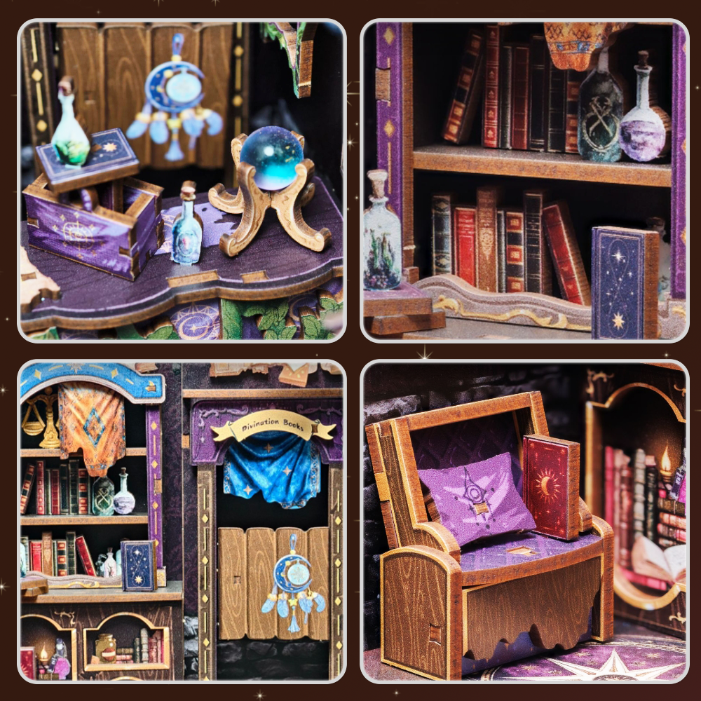 The Astrology Bookshop | DIY 3D Book Nook Miniature Kit