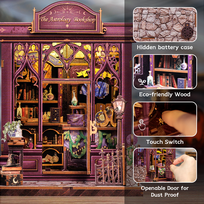 The Astrology Bookshop | DIY 3D Book Nook Miniature Kit