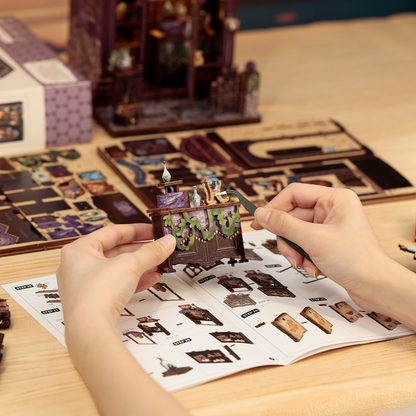 The Astrology Bookshop | DIY 3D Book Nook Miniature Kit