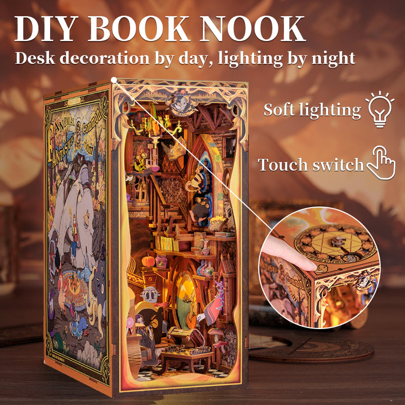 Fantastic Animal Common Room | DIY 3D Book Nook Miniature Kit