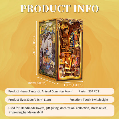 Fantastic Animal Common Room | DIY 3D Book Nook Miniature Kit