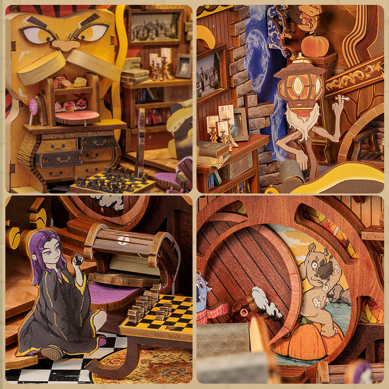 Fantastic Animal Common Room | DIY 3D Book Nook Miniature Kit