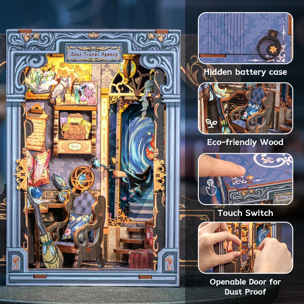 Soul Travel Agency | DIY 3D Book Nook Miniature Kit