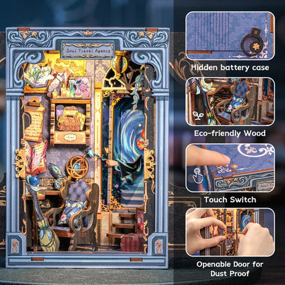 Soul Travel Agency | DIY 3D Book Nook Miniature Kit