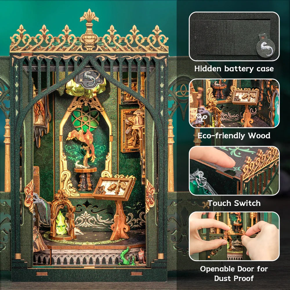 The Darkness Herbarium | DIY 3D Book Nook Miniature Kit