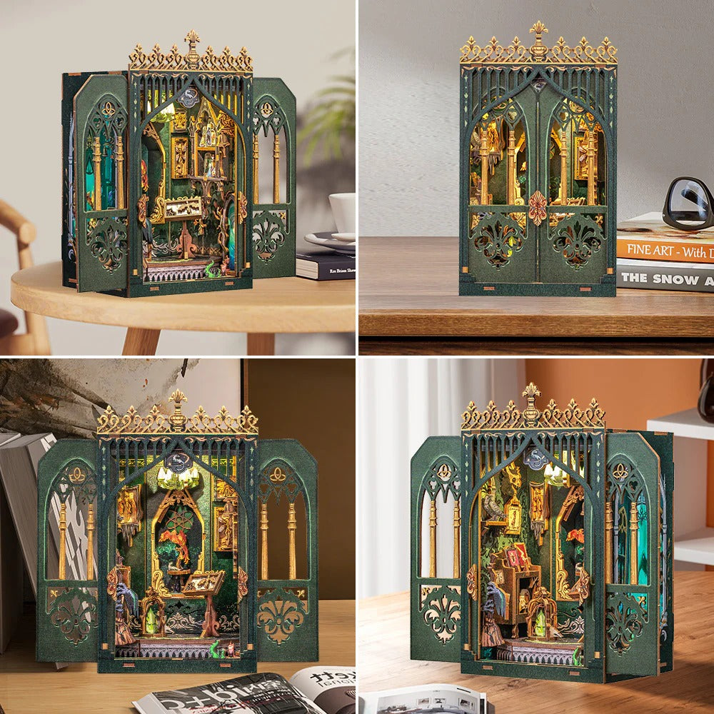 The Darkness Herbarium | DIY 3D Book Nook Miniature Kit