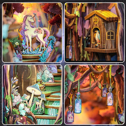 The Grace Of The Forest | DIY 3D Book Nook Miniature Kit