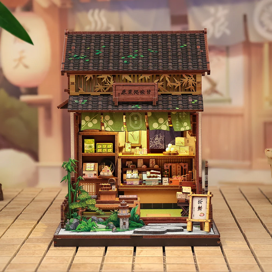 Japanese Dessert House | DIY Book Nook Miniature Kit: Kanmi-dokoro Kurihara