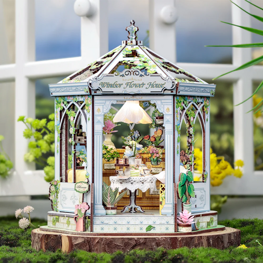 Windsor Flower House | DIY Book Nook Miniature Kit