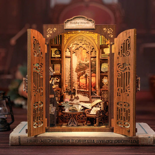 Bookshop Memories | DIY 3D Book Nook Miniature Kit
