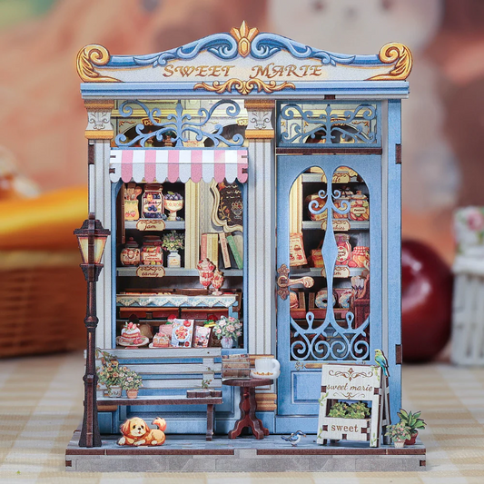 Sweetie Marie Bakery House | DIY Book Nook Miniature Kit