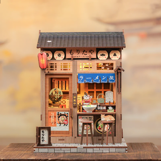 Japanese Ramen Diner | DIY Book Nook Miniature Kit: Morita-ya