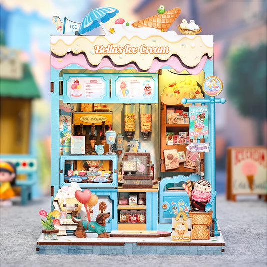 Bella's Ice Cream | DIY Book Nook Miniature Kit