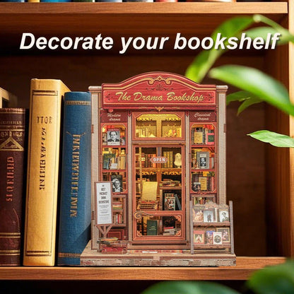 The Drama Bookshop | DIY 3D Book Nook Miniature Kit