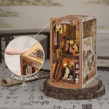 Eastern Poetry Library | DIY 3D Book Nook Miniature Kit