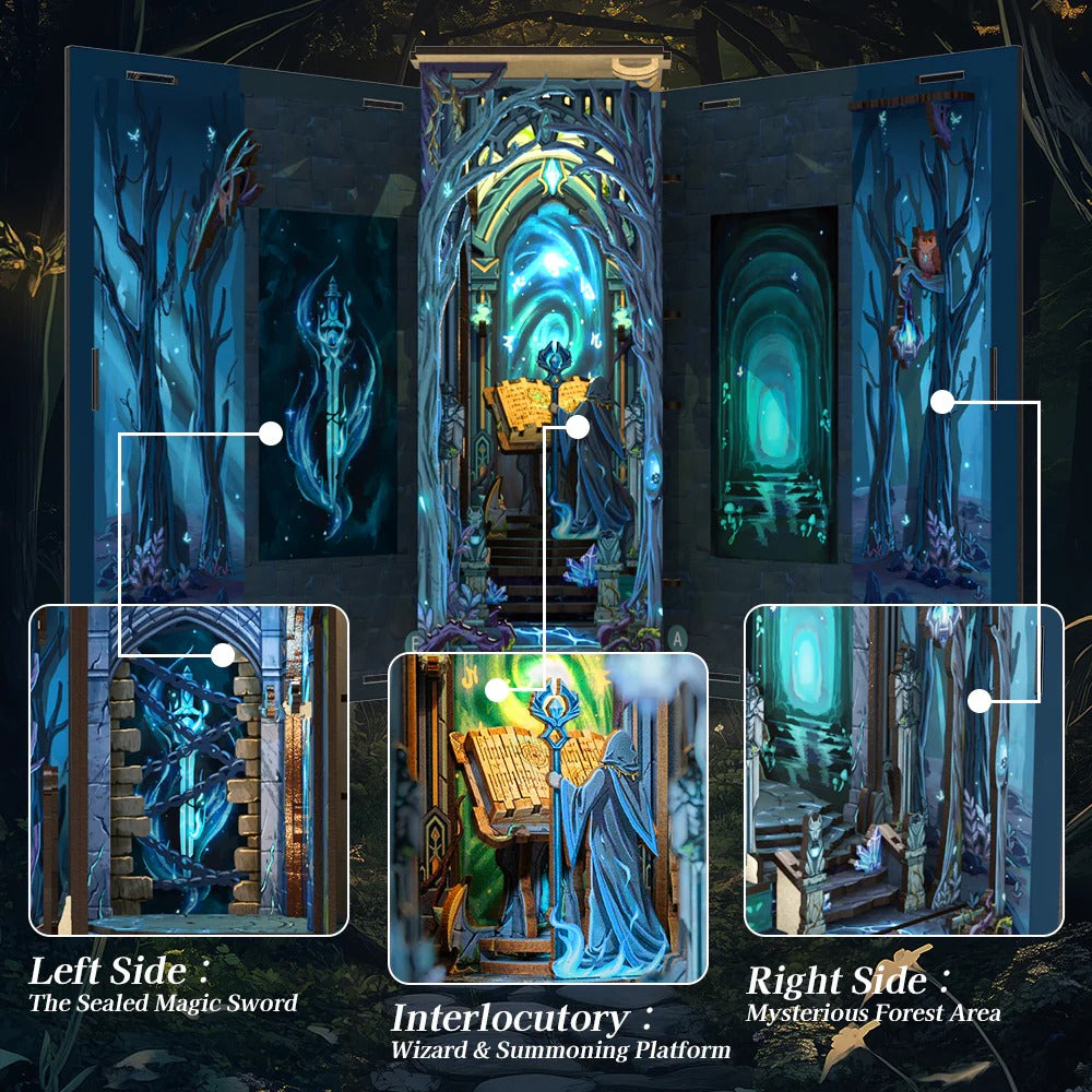 The Gate Of Wonderland | DIY 3D Book Nook Miniature Kit