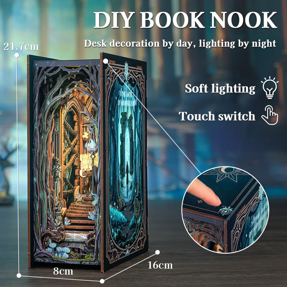 The Gate Of Wonderland | DIY 3D Book Nook Miniature Kit