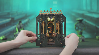 The Darkness Herbarium | DIY 3D Book Nook Miniature Kit